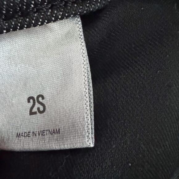 Express Jeans Women's Sz 2S 2 Short Black Skyscraper Mid Rise Flare Slit bootcut - Picture 7 of 14